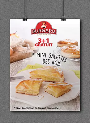 Création d'affiche pour Burgard